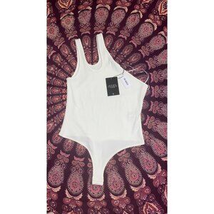 4th Reckless Womens Bodysuit Sleeveless Scoop Neck Stretch Ribbed